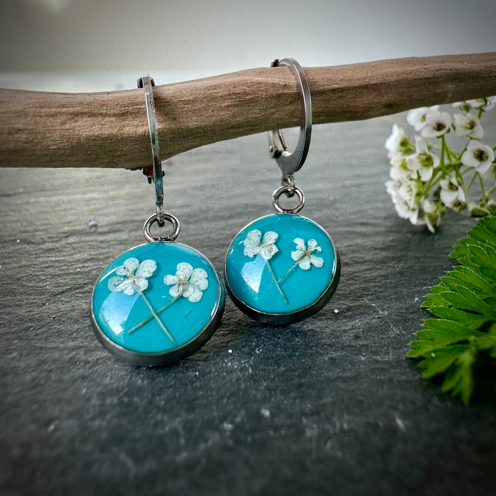 Ohrringe mit wilder Möhre