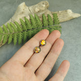 "Sea lights" ear studs, stainless steel